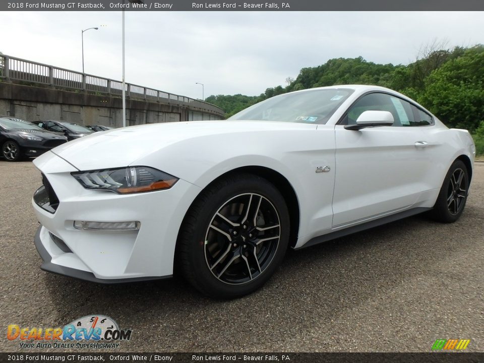 2018 Ford Mustang GT Fastback Oxford White / Ebony Photo #7