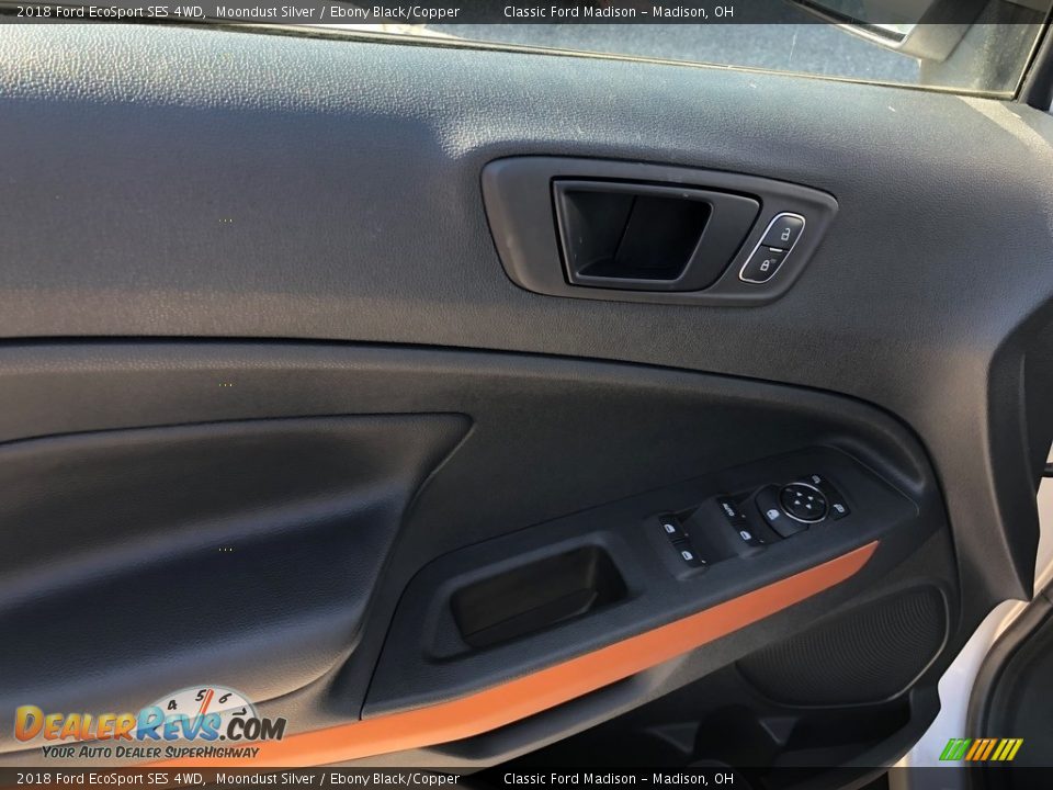 2018 Ford EcoSport SES 4WD Moondust Silver / Ebony Black/Copper Photo #4