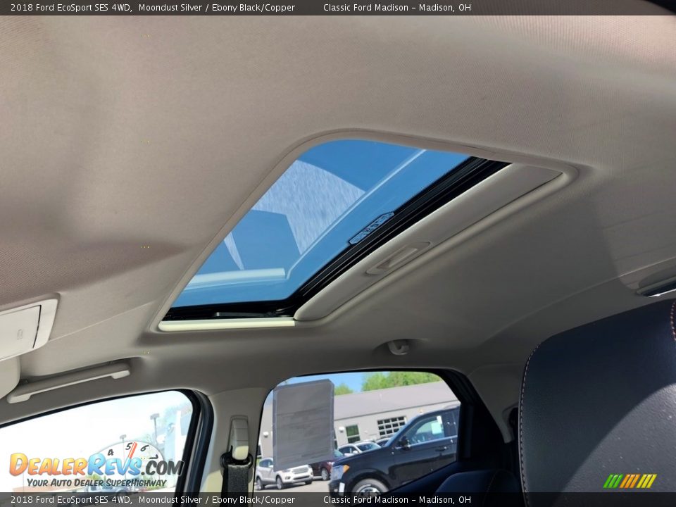 2018 Ford EcoSport SES 4WD Moondust Silver / Ebony Black/Copper Photo #5