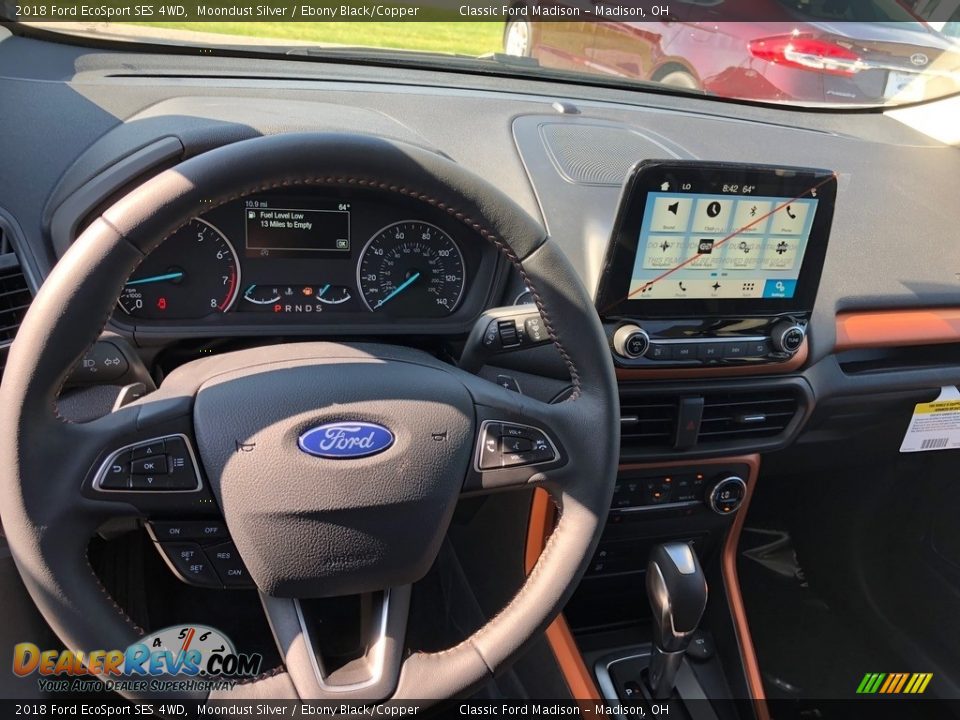 2018 Ford EcoSport SES 4WD Moondust Silver / Ebony Black/Copper Photo #6