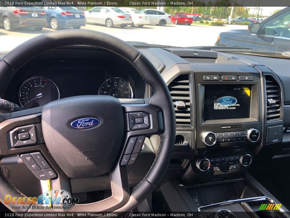 2018 Ford Expedition Limited Max 4x4 White Platinum / Ebony Photo #5