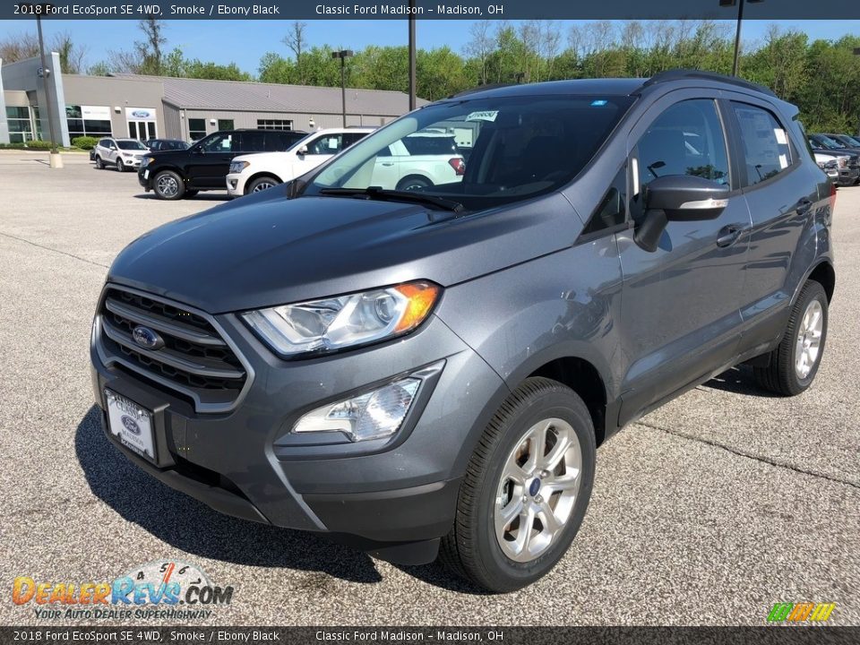 2018 Ford EcoSport SE 4WD Smoke / Ebony Black Photo #1