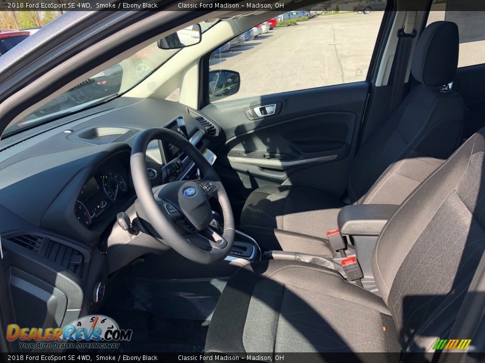 2018 Ford EcoSport SE 4WD Smoke / Ebony Black Photo #4