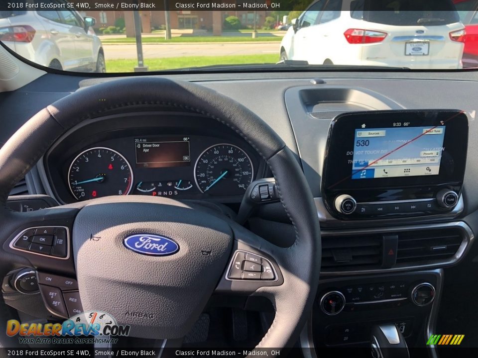 2018 Ford EcoSport SE 4WD Smoke / Ebony Black Photo #6