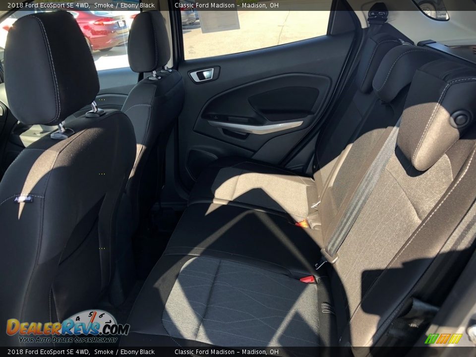 2018 Ford EcoSport SE 4WD Smoke / Ebony Black Photo #7