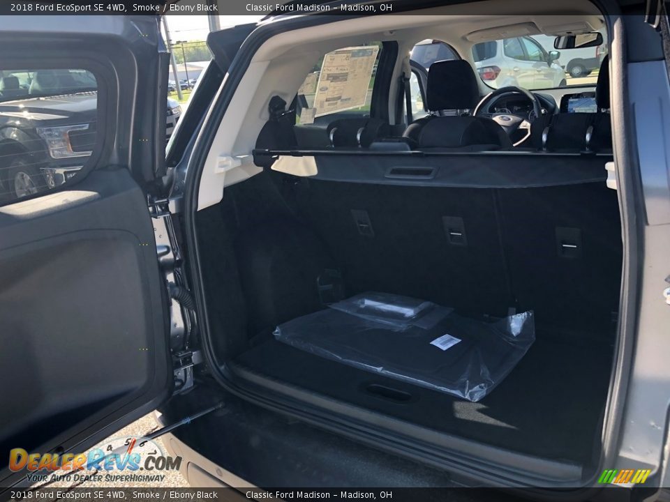 2018 Ford EcoSport SE 4WD Smoke / Ebony Black Photo #8