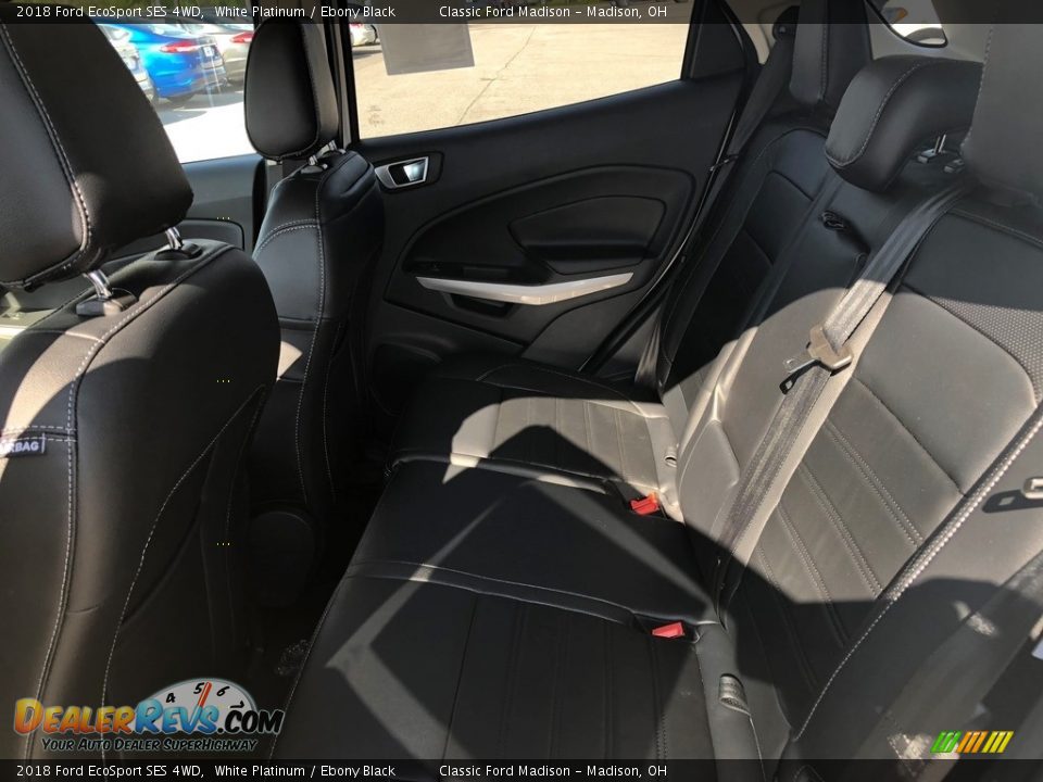 2018 Ford EcoSport SES 4WD White Platinum / Ebony Black Photo #6