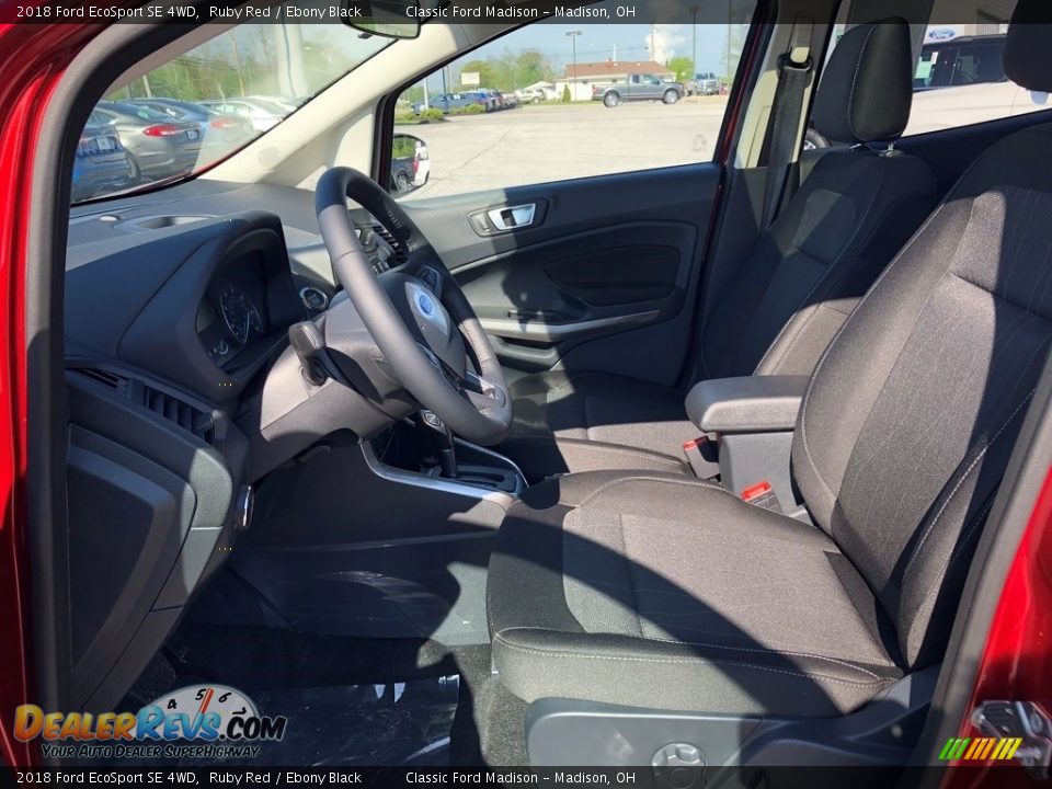 2018 Ford EcoSport SE 4WD Ruby Red / Ebony Black Photo #4