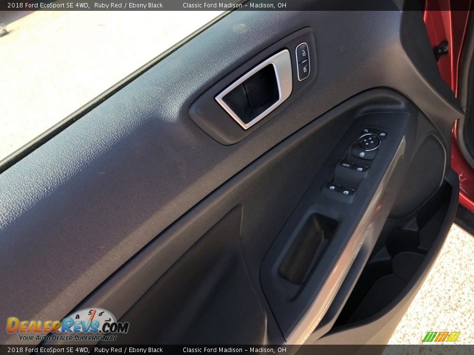 2018 Ford EcoSport SE 4WD Ruby Red / Ebony Black Photo #5