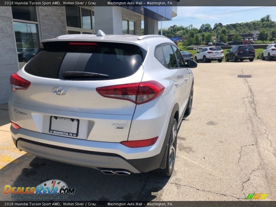 2018 Hyundai Tucson Sport AWD Molten Silver / Gray Photo #4