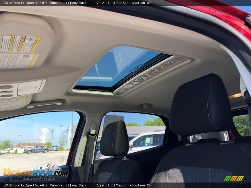 2018 Ford EcoSport SE 4WD Ruby Red / Ebony Black Photo #6
