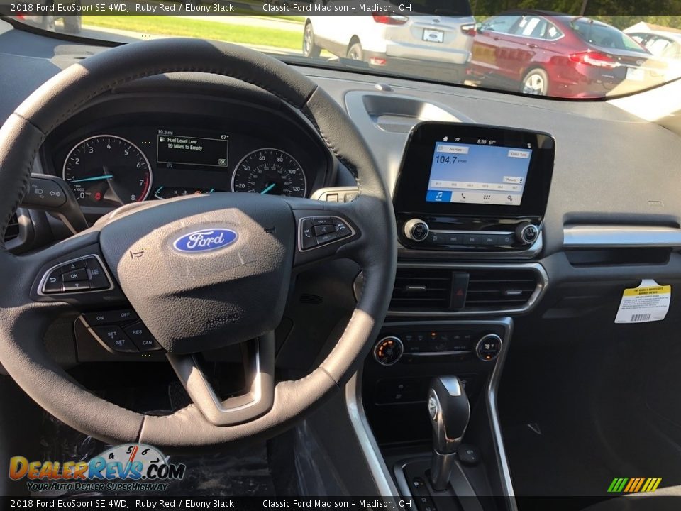 2018 Ford EcoSport SE 4WD Ruby Red / Ebony Black Photo #7