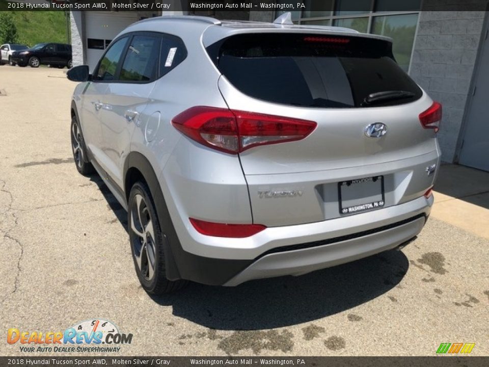 2018 Hyundai Tucson Sport AWD Molten Silver / Gray Photo #6