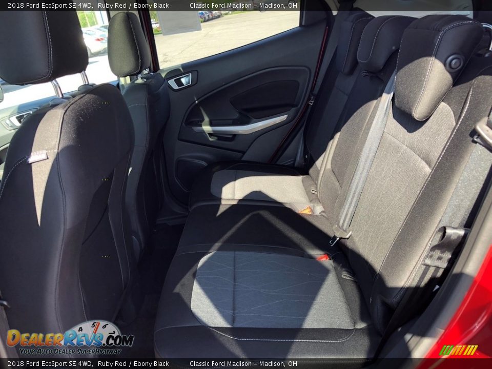 2018 Ford EcoSport SE 4WD Ruby Red / Ebony Black Photo #8