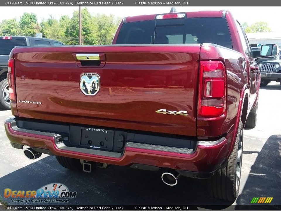 2019 Ram 1500 Limited Crew Cab 4x4 Delmonico Red Pearl / Black Photo #2