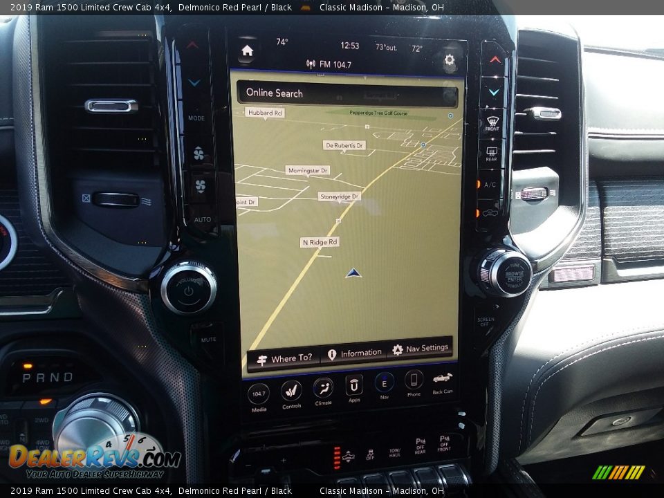 2019 Ram 1500 Limited Crew Cab 4x4 Delmonico Red Pearl / Black Photo #8