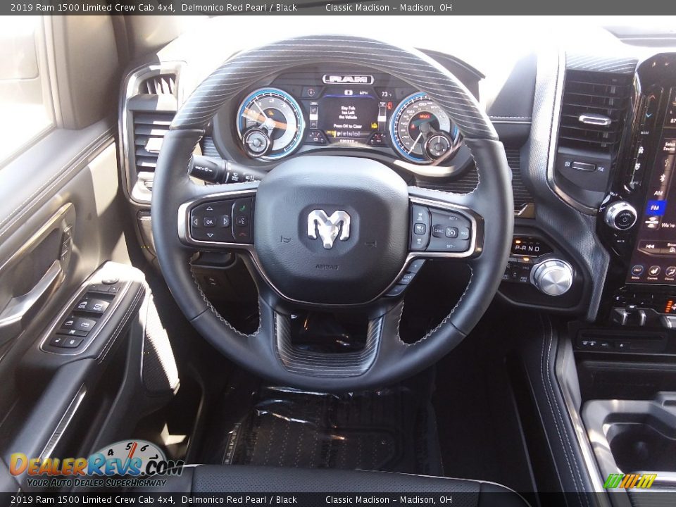 2019 Ram 1500 Limited Crew Cab 4x4 Delmonico Red Pearl / Black Photo #11