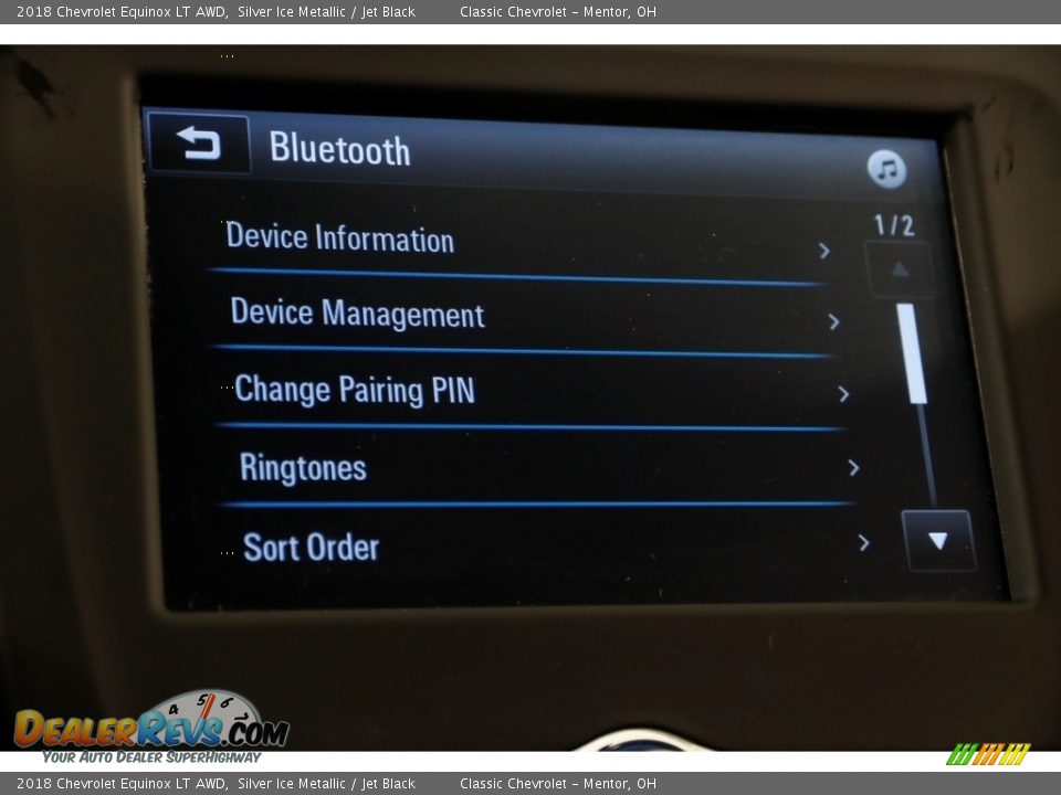 2018 Chevrolet Equinox LT AWD Silver Ice Metallic / Jet Black Photo #10