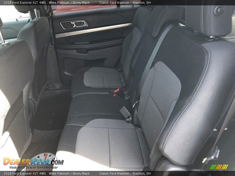 2018 Ford Explorer XLT 4WD White Platinum / Ebony Black Photo #6