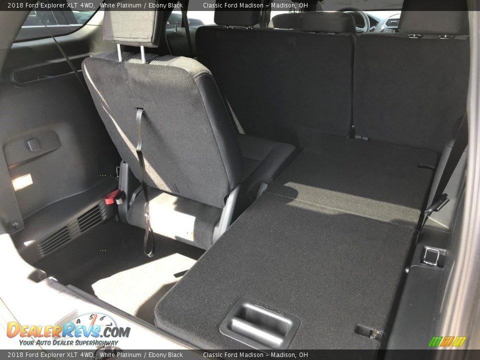 2018 Ford Explorer XLT 4WD White Platinum / Ebony Black Photo #7