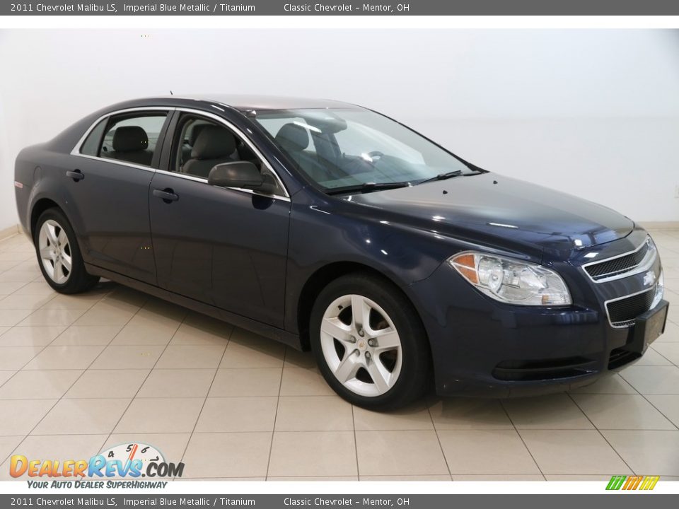 2011 Chevrolet Malibu LS Imperial Blue Metallic / Titanium Photo #1