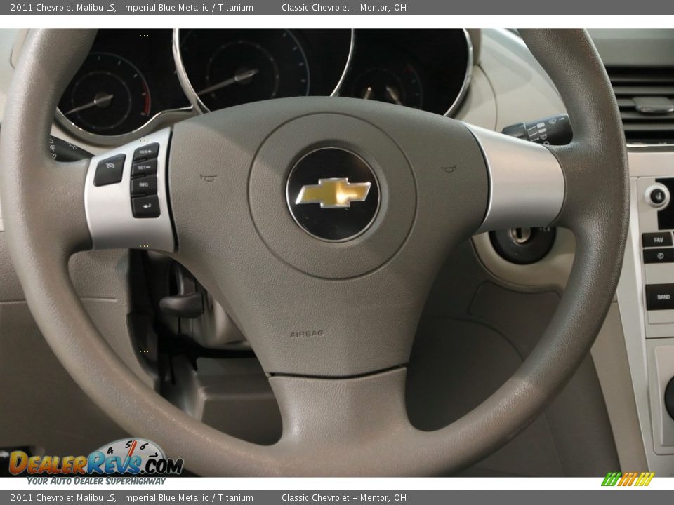 2011 Chevrolet Malibu LS Imperial Blue Metallic / Titanium Photo #6