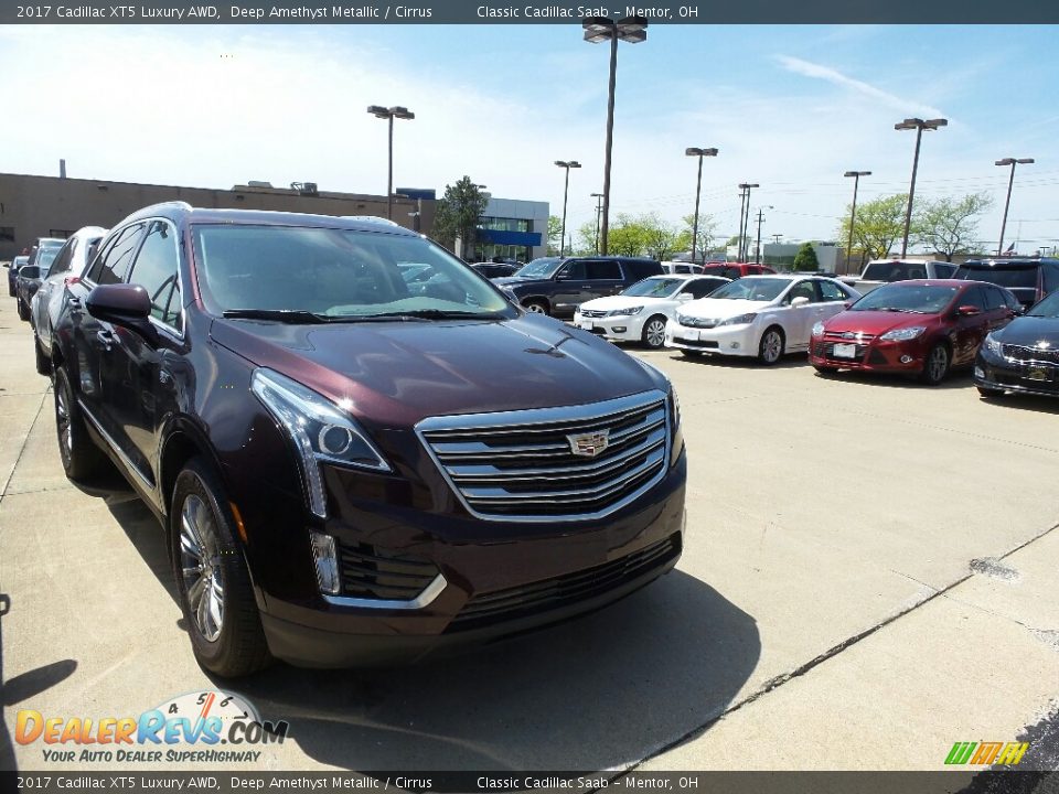 2017 Cadillac XT5 Luxury AWD Deep Amethyst Metallic / Cirrus Photo #1