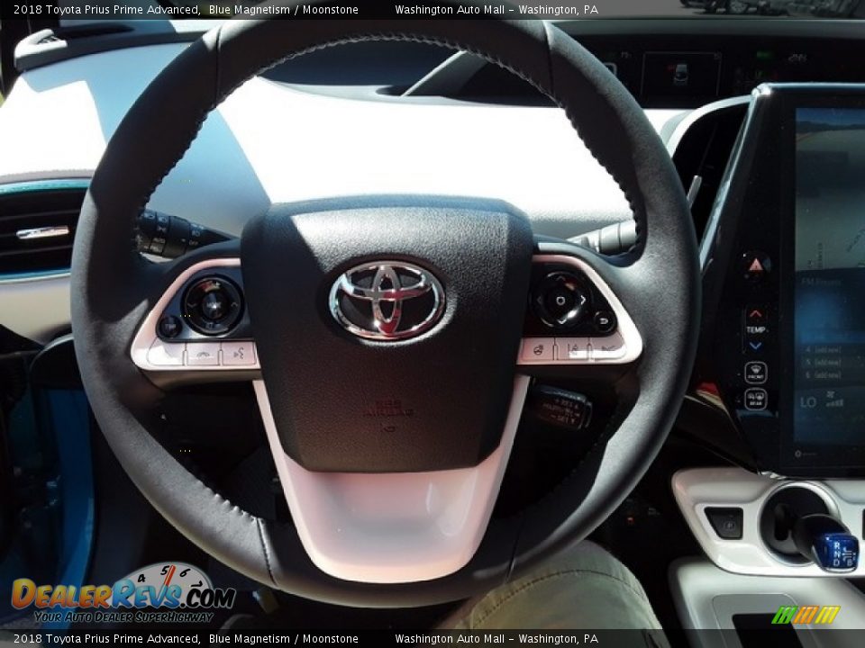 2018 Toyota Prius Prime Advanced Steering Wheel Photo #11