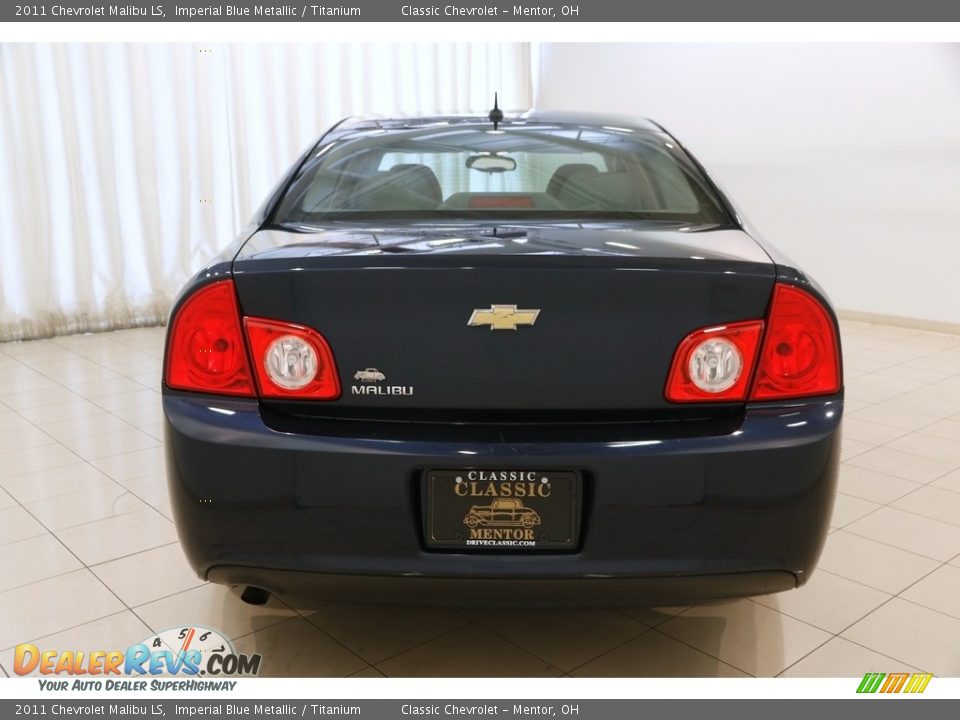 2011 Chevrolet Malibu LS Imperial Blue Metallic / Titanium Photo #14