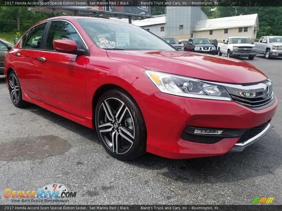 2017 Honda Accord Sport Special Edition Sedan San Marino Red / Black Photo #9