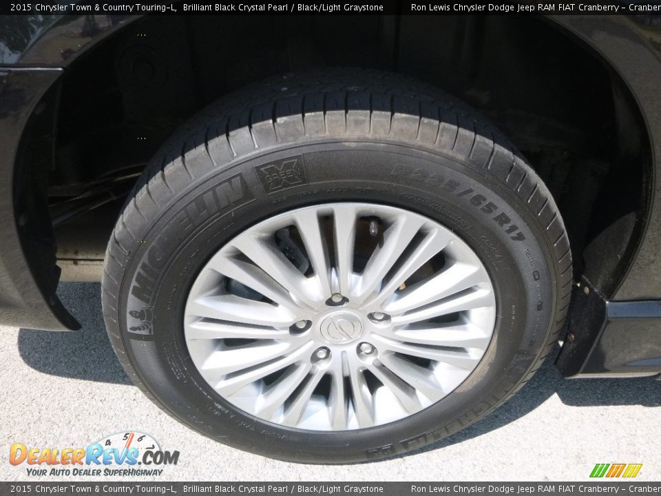 2015 Chrysler Town & Country Touring-L Brilliant Black Crystal Pearl / Black/Light Graystone Photo #9