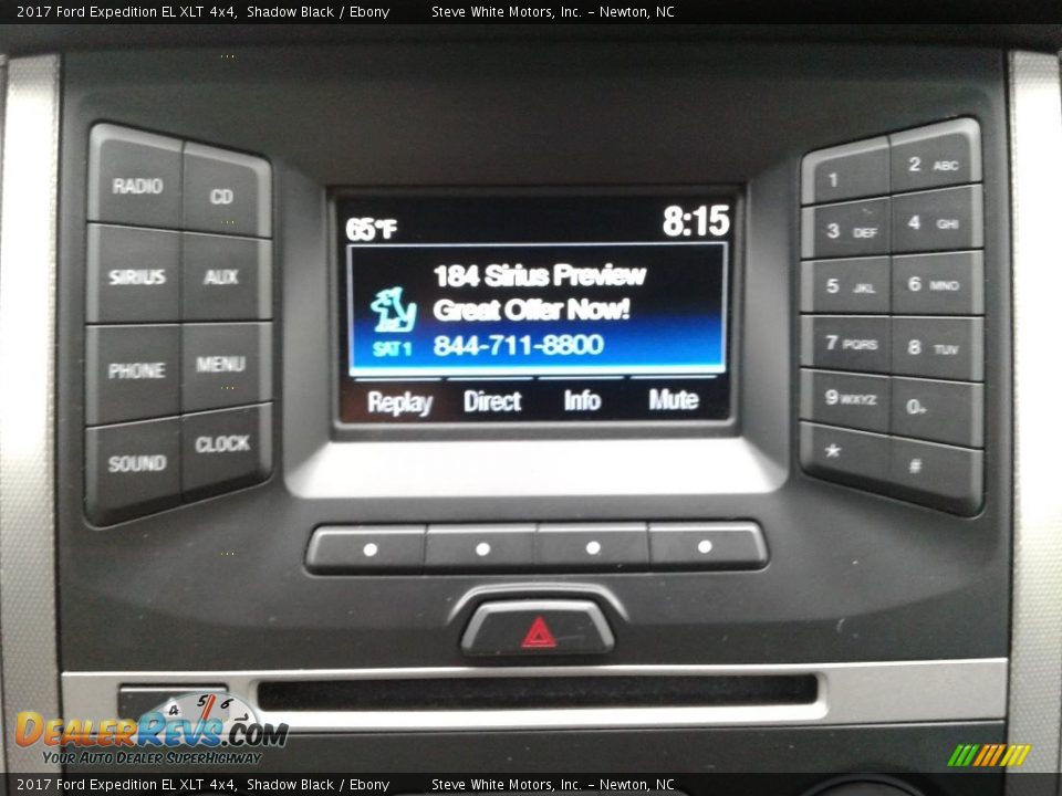 2017 Ford Expedition EL XLT 4x4 Shadow Black / Ebony Photo #22