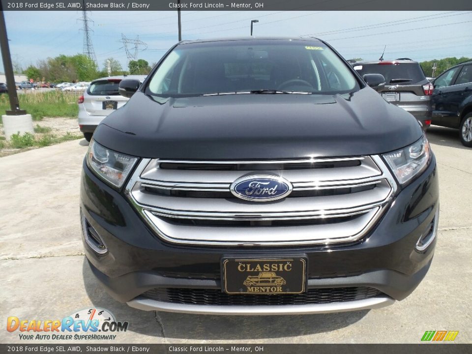 2018 Ford Edge SEL AWD Shadow Black / Ebony Photo #2