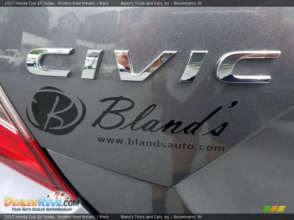 2017 Honda Civic EX Sedan Modern Steel Metallic / Black Photo #5
