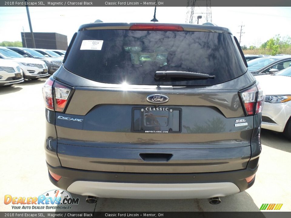 2018 Ford Escape SEL Magnetic / Charcoal Black Photo #4
