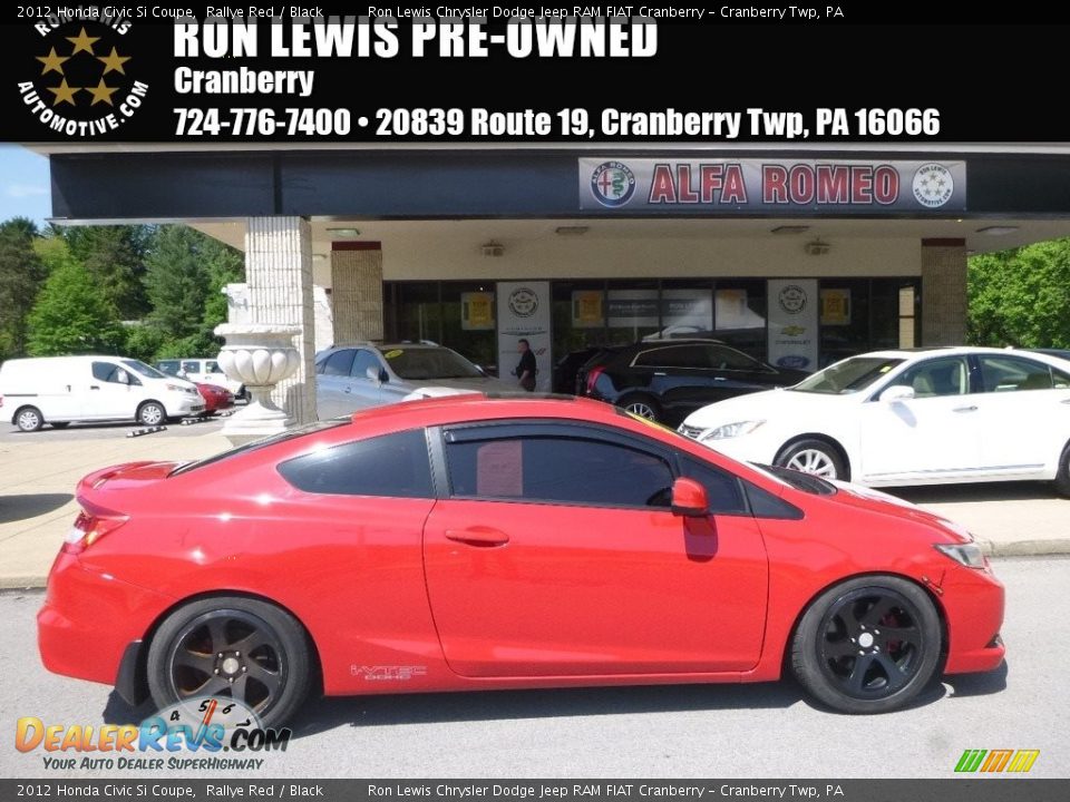 2012 Honda Civic Si Coupe Rallye Red / Black Photo #1