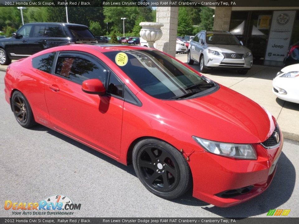 2012 Honda Civic Si Coupe Rallye Red / Black Photo #3