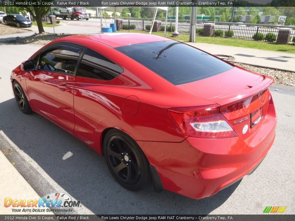 2012 Honda Civic Si Coupe Rallye Red / Black Photo #7