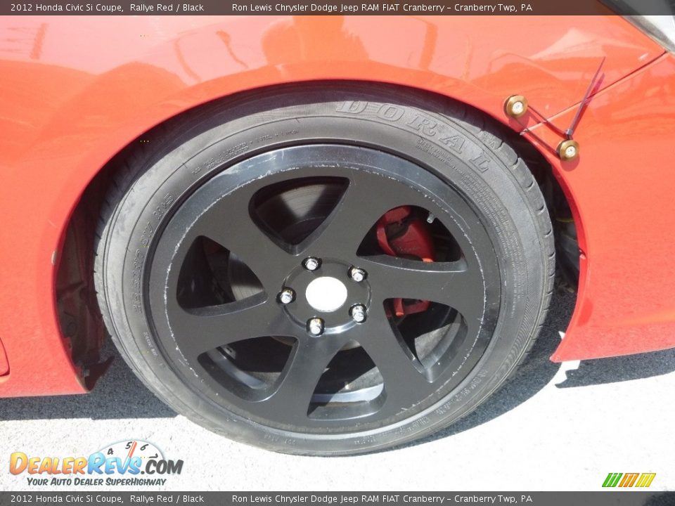 2012 Honda Civic Si Coupe Rallye Red / Black Photo #9