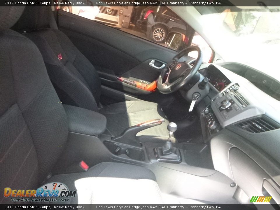 2012 Honda Civic Si Coupe Rallye Red / Black Photo #10