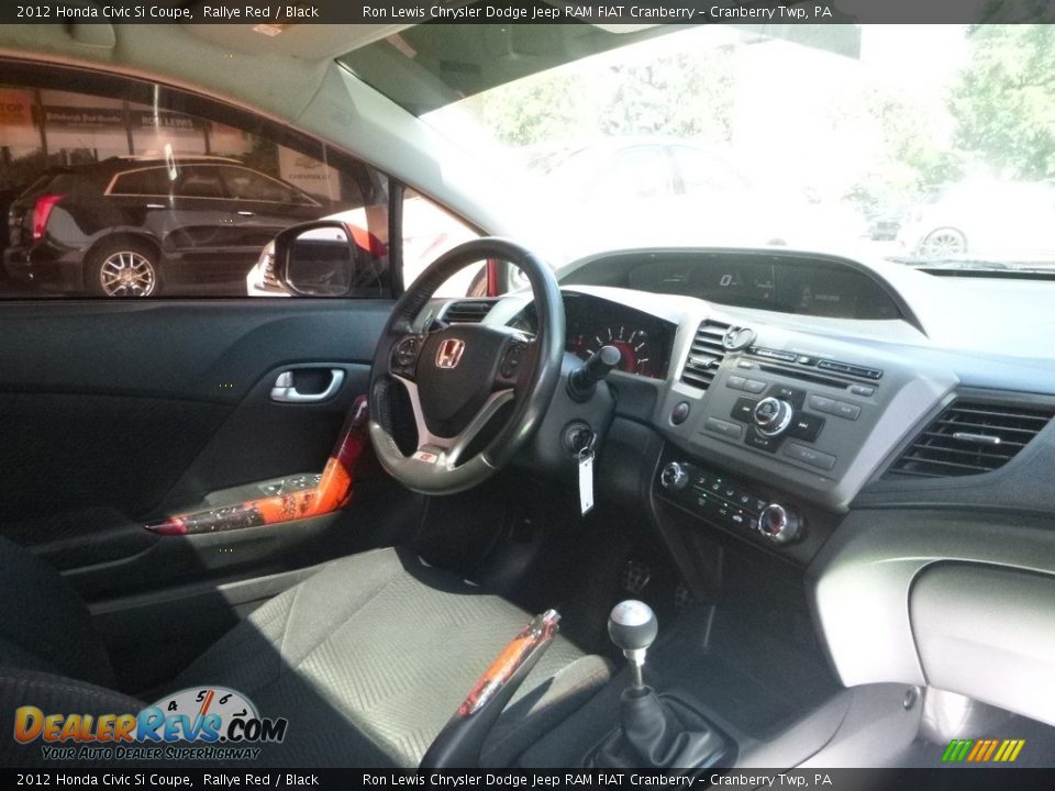 2012 Honda Civic Si Coupe Rallye Red / Black Photo #11