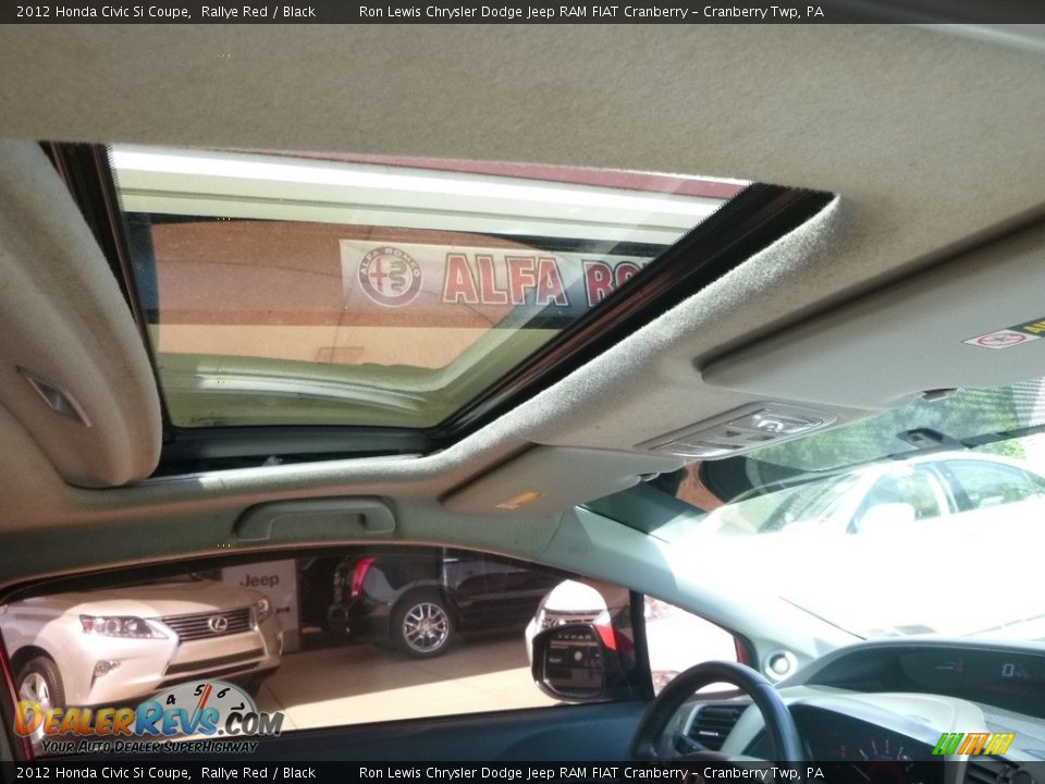 2012 Honda Civic Si Coupe Rallye Red / Black Photo #12