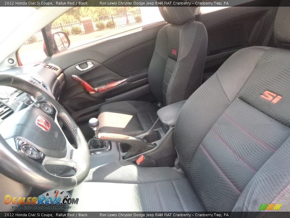 2012 Honda Civic Si Coupe Rallye Red / Black Photo #15