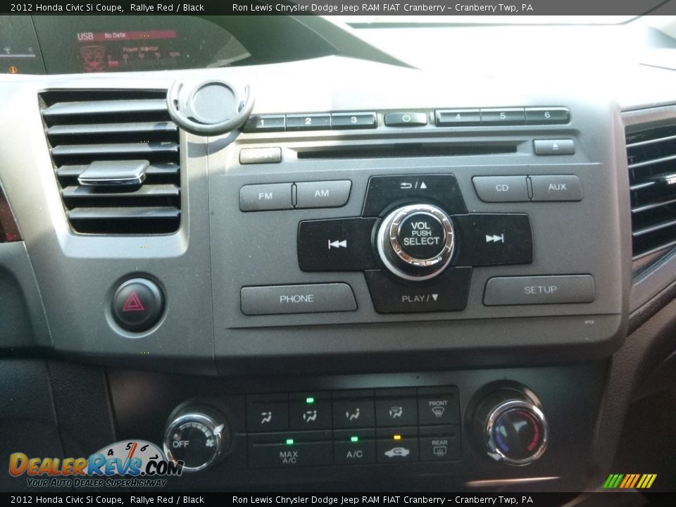 2012 Honda Civic Si Coupe Rallye Red / Black Photo #18