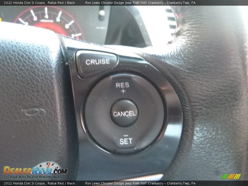 2012 Honda Civic Si Coupe Rallye Red / Black Photo #19