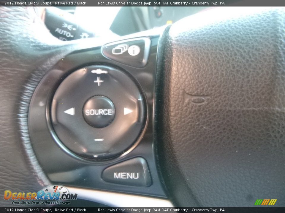 2012 Honda Civic Si Coupe Rallye Red / Black Photo #20