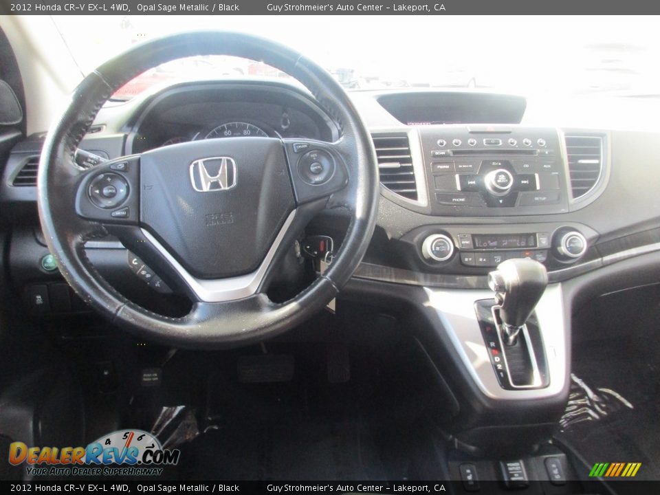 2012 Honda CR-V EX-L 4WD Opal Sage Metallic / Black Photo #9