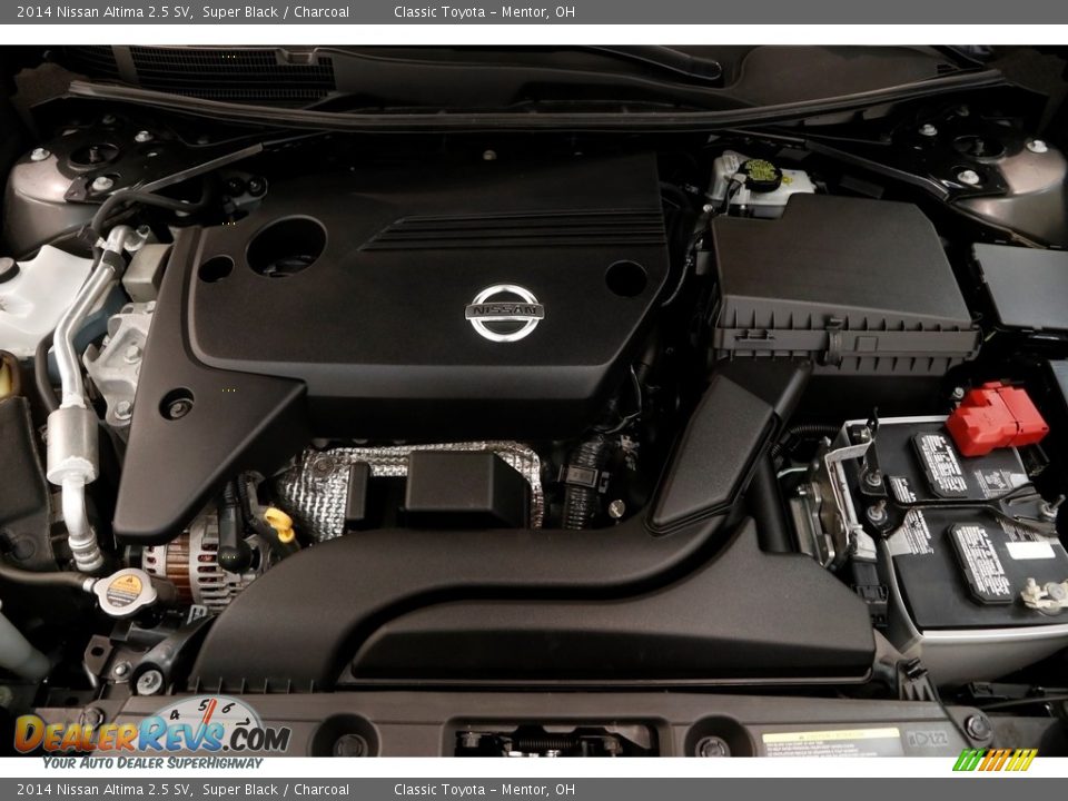 2014 Nissan Altima 2.5 SV Super Black / Charcoal Photo #16