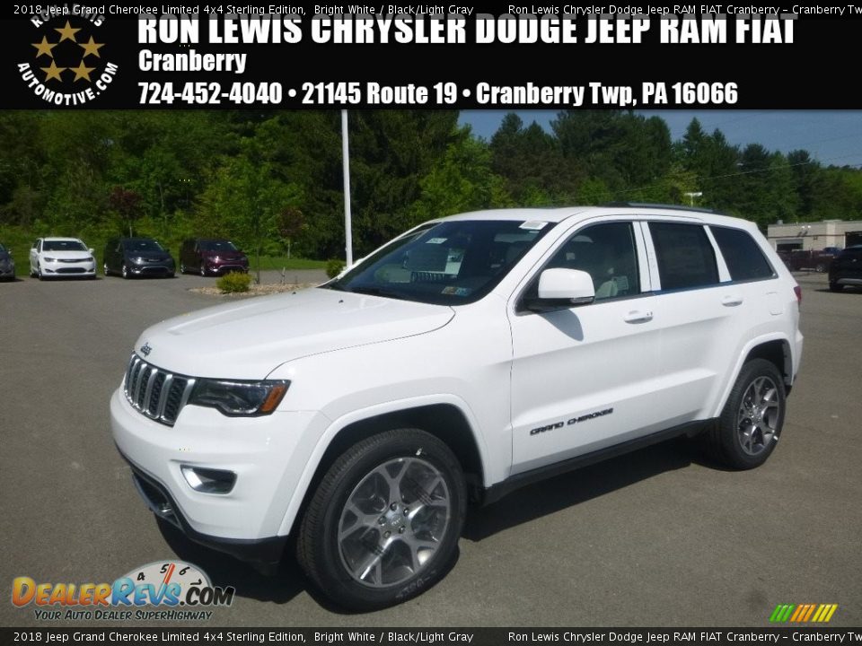 2018 Jeep Grand Cherokee Limited 4x4 Sterling Edition Bright White / Black/Light Gray Photo #1