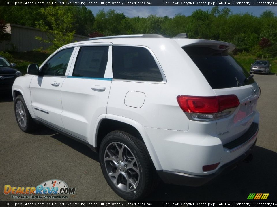 2018 Jeep Grand Cherokee Limited 4x4 Sterling Edition Bright White / Black/Light Gray Photo #3